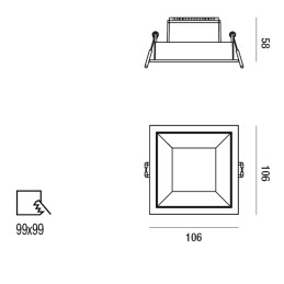 Fabas Luce Incasso Kris 6961-04-251