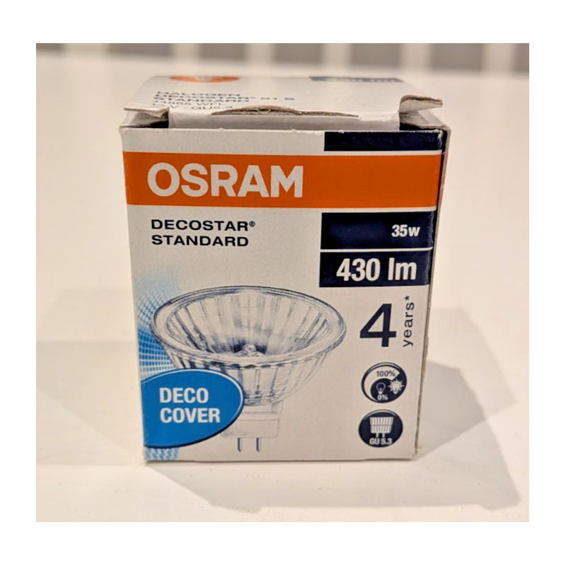 Osram 44865 DecoStar 51S 35W 12V GU5.3 WFL 36D° 2900K 430 Lumen