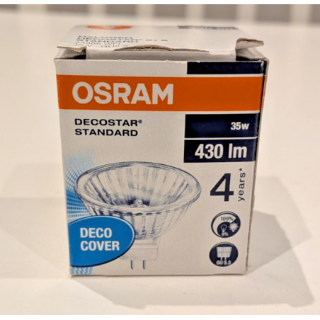 Osram 44865 DecoStar 51S 35W 12V GU5.3 WFL 36D° 2900K 430 Lumen